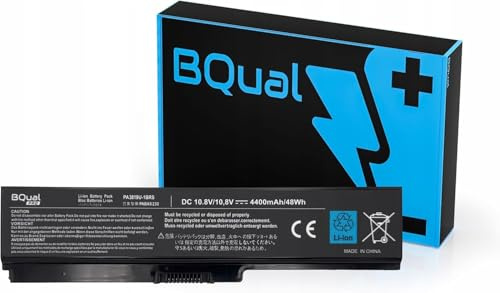 BQual PRO PA3817U-1BRS Laptop Akku für Toshiba Satellite C650 C655 C660 C670 L750 L755 L770 L775 P750 P755 P770 P775 & Satellite Pro C660 L770 – 4400mAh 10.8V (48Wh) Ersatzakku PA3819U-1BRS PABAS227
