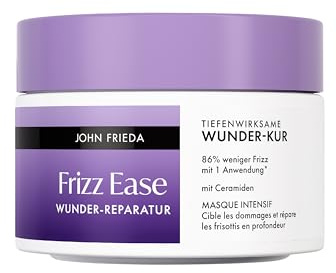 John Frieda Frizz Ease Wunder-Reparatur Tiefenwirksame Wunder-Kur – Inhalt: 250 ml – Haartyp: widerspenstiges, geschädigtes Haar