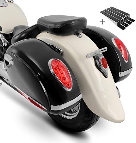 Seitenkoffer Craftride Alabama (Paar) je 33l + Haltesatz für Yamaha XV 1100/125/ 250/535/ 750 Virago, XV 1600 A Wild Star, XV 1900 Midnight Star, XVS 1300/950 A Midnight Star, XV 950/ R