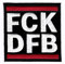 Bienpatch - FCK - Aufnähers/Bügelbild/Iron on Patch - Schwarz, Rot, Weiß - 7.5 x 7.5cm - 1 Stück