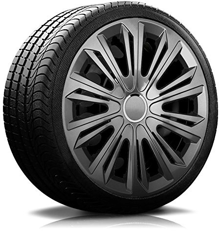 16 Zoll RKK06 Premium Line (Graphit) Radkappen/Radzierblenden 4 Stück