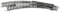 Minitrix 14947 - Bogenweiche Links – Radius R3/R4 - Detailgetreue Modelleisenbahn-Zubehör - Hohe Qualität und Präzision - Spur N