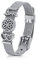 VIASOUL® Mesh Armband Herz I Love Damen Charm Armband I Charmband I Das Original Freundschafts-Armband (Silber)