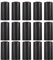 TOYANDONA 100Pcs Black PVC Wine Bottle Shrink Capsules - Airtight Heat Shrink Wrap for Wine Preservation, Home Bar & Cellars - Seal Bottle Tops for Dustproof & Leakproof Storage