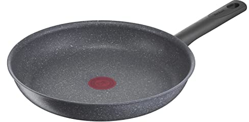 Tefal Natural On - Sartén de 28 cm con revestimiento mineral muy resistente, Thermo-Signal, Thermo-Fusion, forma profunda, todo tipo de cocinas, apto para horno, sin PFOA