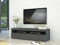 Dmora Mobile Porta TV Daniele, Credenza Bassa da Soggiorno, Base Porta Televisione, 100% Made in Italy, cm 130x45h36, Ardesia