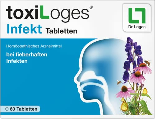 toxiLoges® Infekt - 60 Tabletten - Homöopathisches Arzneimittel für alle Phasen der Erkältung