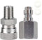 Universal 1/8 Zoll NPT Buchse und 8 mm Stecker Fill Nippel Quick-Disconnect Set, Edelstahl Remote Line männlich & weiblich Set für Paintball HPA CO2 Konverter Air Tool Fittings