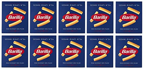 10x Pasta Barilla Sedani rigati Nr. 94 italienisch Nudeln 500 g pack