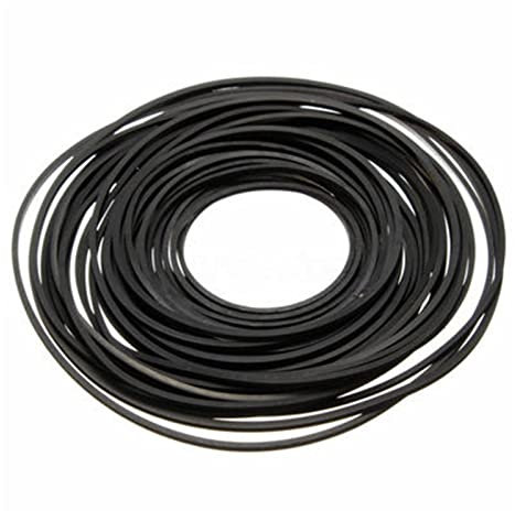 Antriebsriemen Keilriemen Universal 120pcs Mix Cassette Tape Machine Belt Assorted Common Belt Für Rekorder DVD-Laufwerk(Mix 30-120mm 30pcs)