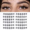LANKIZ Einzelne Wimpern 0.07 D Curl 72 Pcs Falsche Wimpern Extensions für Wimpernverlängerung Cluster Lashes DIY Künstliche Wimpern Einzeln Fake Lashes zu Hause, Babysbreath