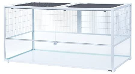 Kleintierterrarium 120x 60x 60cm mit Schwingtüren (SP004W) - weiß
