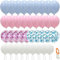 70pcs Palloncini Rosa Blu Gender Reveal Party Palloncini Confetti Palloncini Lattice Palloncini Elio per Baby Shower Battesimo Gender Annuncia Compleanno Decorazione (Rosa Blu)