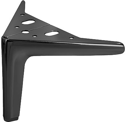 Prima-Online 4 Stück Möbelbeine Metall Schwarz Matt – Belastbar bis 700 kg – Möbelfüße für DIY, Sofa, Schrankfüße, Bettfüße, Couchtisch Beine – Robuste Metallfüße für Möbel (Höhe15 cm)