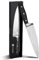 linoroso Chef Knife 7.5 Inch - Ultra Sharp Professional Chef's Knife with Gift Box, High Carbon German Stainless Steel Chopping Knife, Carving Knife with Ergonomic Handle for Home and Restaurant