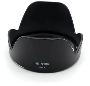 For Nikon AF-P DX 18-55 mm F/3.5-5.6G VR & For Nikon 1 VR 10-100 mm F/4-5.6, Parasol de Lente de Bayoneta de plástico, reemplazo for HB-N106