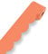 Carson Dellosa 65Ft of Orange Bulletin Board Borders, 1 Roll of Scalloped Trim for Rolling Whiteboard, Cork and Posterboard, Party, Halloween, Office Decorations, and Classroom Decor