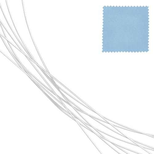 Beebeecraft 0.3 mm 999 alambre de Plata de Ley Fino 13.12 pies Joyería Artesanal Alambre Redondo Suave Muerto para Pulseras de Bricolaje Pendientes Joyería Hallazgos