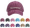 GELLEDI Personalisierbare Baseballkappe mit Namen, Vintage, gewaschen, unstrukturiert, 100% Baumwolle, verstellbare Baseballkappe, Papa-Cap, Claret, 57 EU
