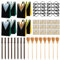 DASIAUTOEM Lot de 40 baguettes magiques - Lot de crayons - Pour fête d'anniversaire d'enfant - Avec balai magique, baguette magique, crayons, lunettes, cartes d'invitation, sacs de fête pour