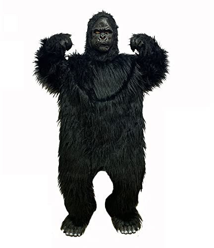 EraSpooky Adult Gorilla Halloween Costume Men's Realistic Ferocious Chimpanzees Cosplay Suits…
