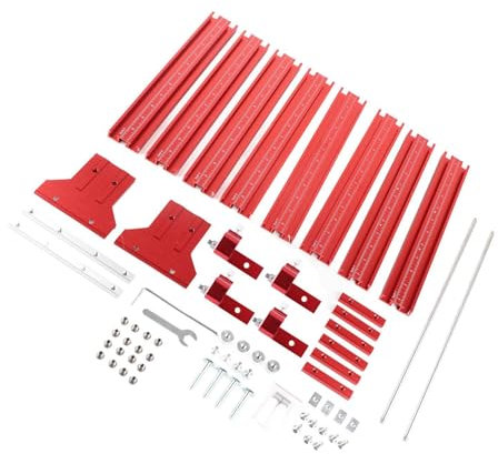 Jeu de Rails de Guidage de Scie Circulaire en Alliage D'aluminium, Résistant à L'usure, pour un Alignement Facile du Travail du Bois [Travail du Bois professionnel]