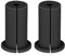 Ethernet Cable Grommet, Pack of 4 Rubber Cable Wall Feedthrough Bushings for Home and Outdoor, Made of Rubber, Easy to Use, for Cable Diameters Up to 7mm (Black)