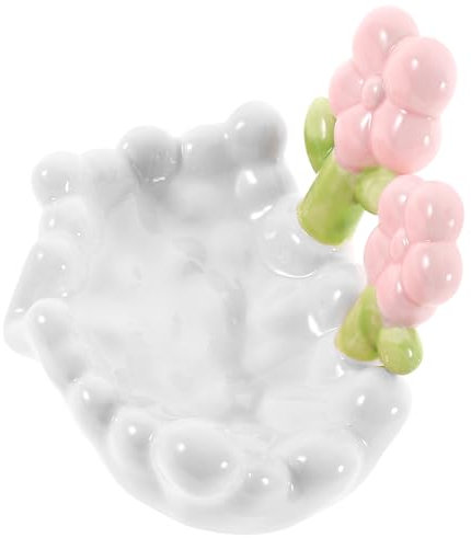 MAGICLULU Elegante Seifenschale Aus Keramik Mit Drainage Blumen-seifenhalter Für Badezimmerdekoration