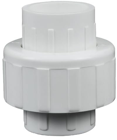 Pleayietoopiatiey Accueil Aquarium Fishtank PVC Raccord Union Arrosage Irrigation Interface Filetée Tuyau D'eau Droit Equal Connecteurs 63mm