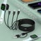 4-in-2 Travel Multi Charger Cable, 1.8M/6FT USB A/C Charging Cable with iWatch Charger+Lightning*2+Type C Port for Apple Watch Series 9/8/Ultra/7/6/5/SE/iPhone 16/15/14/13/12 Pro/Samsung/iPad, Black