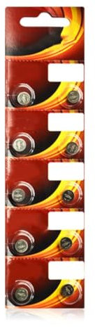 10 Stück SR621SW Knopfzellenbatterien, 1,5 V, AG1 bis AG12, für Uhren und kleine Elektronik, lange Haltbarkeit