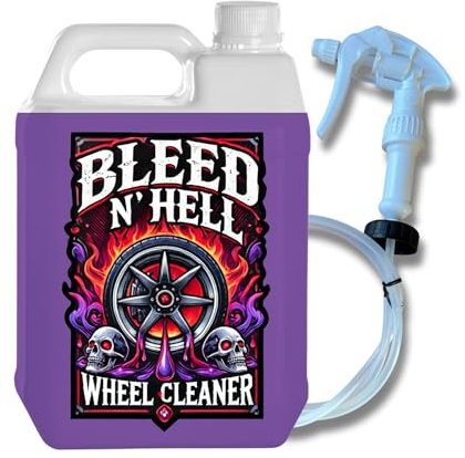 BleedNhell Iron Contamination Fallout Remover Alloy Wheel Safe Cleaner, Colour Changing. (5 litre)