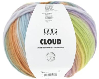 Lang Yarns Cloud 1077.0022 - lila/orange/gelb/grün