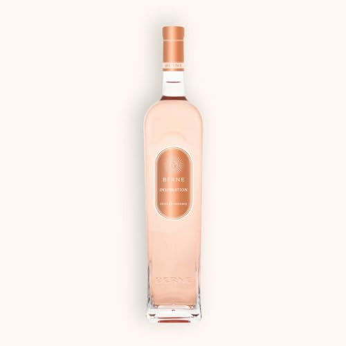 CHATEAU DE BERNE - Berne Inspiration Rosé 3L - Large Format Party & Wedding Wine - Grenache Noir, Cinsault, Syrah - Dry French Provence Rosé - 300cl Jeroboam Bottle