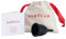 Ruby Cup- Coppetta mestruale NERA - morbida- Taglia M - grande (ciclo abbondante) - Include la donazione di una coppetta. Perfetta per principianti! Alternativa sicura e conveniente agli assorbenti