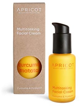 APRICOT Kurkuma Hyaluron Gesichtscreme Curcuma Matata, Vegane Feuchtigkeitspflege für glatte und strahlende Haut, Effektive Hyaluron Creme Gesicht Nacht & Tag, 50 ml