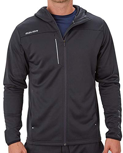 Bauer Vapor Fleece Zip Top Senior, Größe:M, Farbe:schwarz