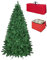 Totò Piccinni Albero di Natale Artificiale NOEL, Folto, Effetto Realistico, Rami a Gancio, Facile Montaggio, PVC, Ignifugo con Borsone (120 cm, Verde)