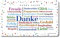 Breakfast Board with German Text Danke Wörter [German Language]