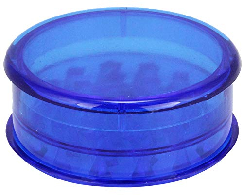 1 macinino in plastica da 60 mm per erbe aromatiche 3 pezzi con conservazione. Scegli il tuo colore preferito (blu)