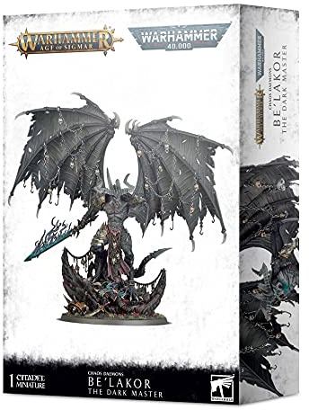 Games Workshop Warhammer AoS & 40k - Chaos Daemons, Be'lakor, the Dark Master, Mittel, Weiß