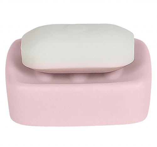 Spirella Seifenhalter, Keramik, Retro, Pastellrosa, Pink