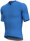 Lo.gas Radtrikot Herren Kurzarm, Rennrad Trikot Durchgehender Reißverschluss mit 3 Taschen, Blau, M