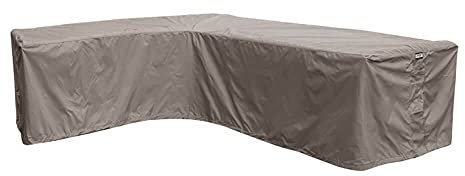 Raffles Covers Abdeckung für Lounge Eckset 300 x 240 x 100 H: 70 cm | Atmungsaktiv | Wasserdicht | UV - beständig | Doppelt genähte, PU-versiegelte Naht | Elastischer Kordelzug |