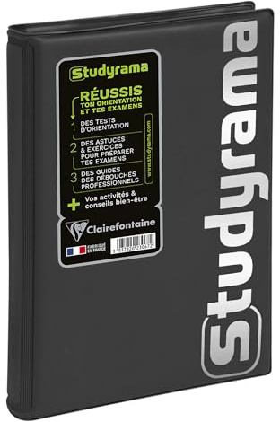 Exacompta - 21400E – Tageskalender Studyrama – 14 x 20 cm – August 2023 bis Juli 2024