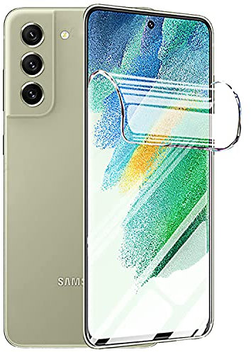 [2 pcs] Films de Protection d'écran en Hydrogel pour Samsung Galaxy S21 FE 5G (6.4 Pouces), [HD] Film de Protection en Transparent TPU Souple [Pas de Verre Trempé]