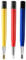 Hopbucan 3 Teile/satz Fiberglas Stahl Kratzer Pinsel Stift Schleifen Faserborsten Schmuck Leiterplatte Reinigung, siehe abbildung