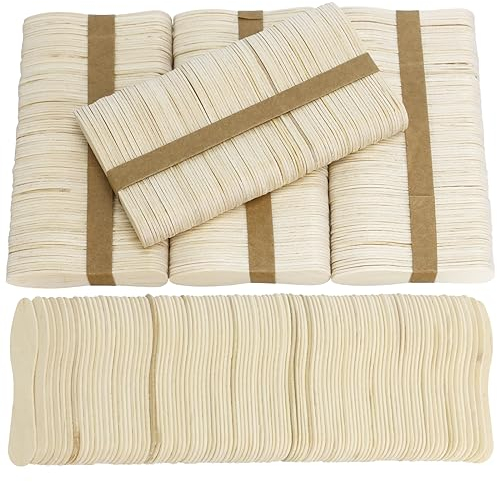 CZWESTC 1500 Pcs Small Wooden Spoons, Mini Disposable Ice Cream Tasting Spoons, 3 Inch Wood Sample Spoon for Crafts, Dessert, Honey, Little Cake (1500 Sticks Bulk, 3)