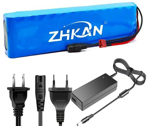 ZHIKAN avec Chargeur 24V 12Ah 25.9V Li-ION Battery Pack E-vélo vélo électrique 7S4P 40x68x270mm
