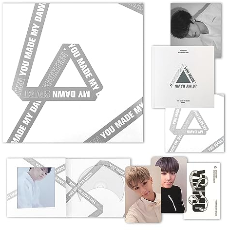 SEVENTEEN - 6th Mini Album [YOU MADE MY DAWN] (Re-release) (DAWN Ver.) Photobook + Lyrics + CD-R + Lenticular + Photocard + Behind Card + Sticker + 2 Pin Badges + 4 Extra Photocards